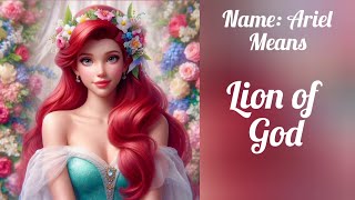 Disney Princesses Names Meaning disney princess names meaning [upl. by Samara]