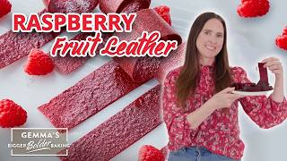 Homemade Fruit Leather Recipe 3 Ingredients No Special Equipment [upl. by Specht]