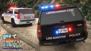 Playing GTA 5 As A POLICE OFFICER City Patrol HPD GTA 5 Lspdfr Mod 4K [upl. by Pascha]