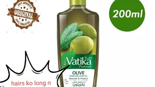 vatika olive enriched hair oil reviewshop secret [upl. by Notnats732]