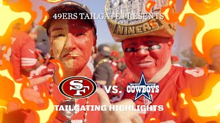 49ers vs Cowboys Tailgating Highlights in 4K [upl. by Morehouse]