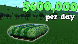 New 600Kday Bloxburg Berry Bush Farm [upl. by Yllor]