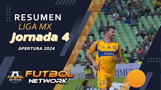 Goles y resultados de la jornada 4 del Apertura 2024 Liga MX [upl. by Odlanyer730]