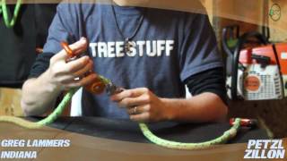 Petzl Zillon  TreeStuffcom Customer Greg Lammers Review In The Field [upl. by Ursa]