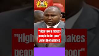 quotHigh taxes makes people to be poorquotJunet Mohammed junetmohamed rutospeechtoday politicsnews [upl. by Neffirg231]