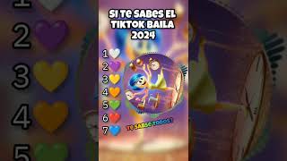 SI TE SABES EL TIKTOK BAILA 2024│Nuevos Trends De TikTok│BAILANDO TIK TOK 2024 tiktok [upl. by Leahsim]