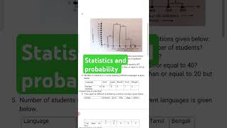 Statistics and probability class 8 dav assignment viral [upl. by Enram]