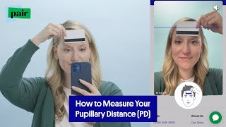 How to Measure Your Pupillary Distance PD  Pair Eyewear [upl. by Auria]