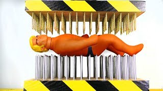 STRETCH ARMSTRONG BETWEEN NAIL BEDS HYDRAULIC PRESS EXPERIMENT [upl. by Merell]