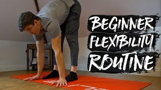 15 Minute Beginner Stretch Flexibility Routine FOLLOW ALONG [upl. by Margaret]