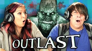 OUTLAST PART 1 Teens React Gaming [upl. by Taite]