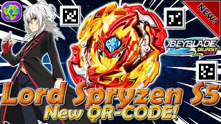 Новый QrКод LORD SPRYZEN S5  Beyblade Burst Rise [upl. by Kesia]