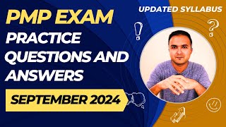 PMP Exam Questions 2024 Sep and Answers Practice Session  PMP Exam Prep  PMP for Project Manager [upl. by Averell598]