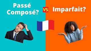 FRENCH imparfait vs passécomposé  BILINGUAL LESSON [upl. by Akelahs]