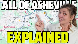 Map TOUR of Asheville NC  Where Should You Live in North Carolina [upl. by Adora962]