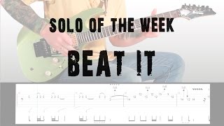 Solo Of The Week 10 Eddie Van Halen  Beat It tab [upl. by Ilohcin522]