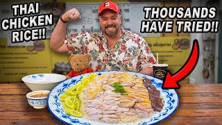 A 6Person Team Couldnt Finish This Famous 3kg Thai Chicken Rice Challenge in Bangkok Thailand [upl. by Angelita]