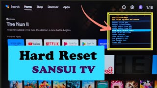 SANSUI TV  How to Hard Reset  Factory Reset SANSUI Android TV and Setup the from Beginning [upl. by Huntingdon]