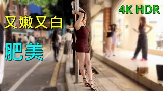 4K 广州街上美女火辣，来这里千万别带女朋友 walking in Guangzhou nightlife [upl. by Saba981]