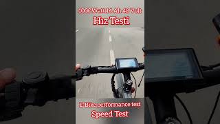 ELEKTRİKLİ BİSİKLET HIZ TESTİ DÜZ YOLDA SADECE GAZ İLE KOLU SÜRÜŞ ebike shorts keşfet speed new [upl. by Atsyrc604]