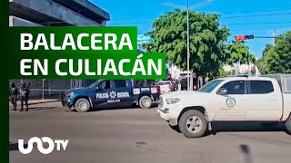 Balacera en Culiacán deja 2 militares heridos [upl. by Terti]