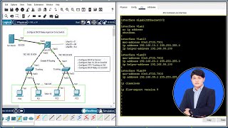 Configure DHCP Relay Agent on Core Switch SWLayer 3 Speak Khmer [upl. by Stillmann]