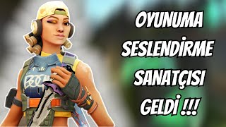 BU SES ŞAKA MII  VALORANTTA OYUNUMA SESLENDİRMEN GELDİ  AlleyCattys [upl. by Artenehs]