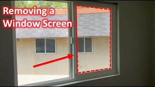 How To Remove Window Screen from Window  The DIY Guide  Ep 121 [upl. by Gall]