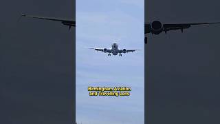 Jet2 holidays mesmerising landing viralvideo planespotting BirminghamTravelling2024 [upl. by Noonberg170]