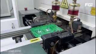 Production process of lowvoltage inverter PCB board of FGI Companyinverter [upl. by Oigile]