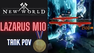 New World  Lazarus M10 Gold Tank POV [upl. by Netnert]