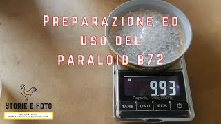 66  Uso e preparazione del Paraloid B72 come consolidante e stabilizzante del legno [upl. by Cassady]