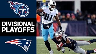 Titans vs Patriots  NFL Divisional Round Game Highlights [upl. by Anavlis]