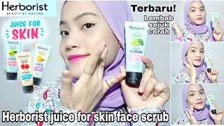 Review Herborist Juice For Skin Face Scrub Apple amp Broccoli🍏🥦 SejukampLembab  By Amalia Novianti [upl. by Loma]