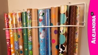 How to Organize Wrapping Paper [upl. by Yetta853]