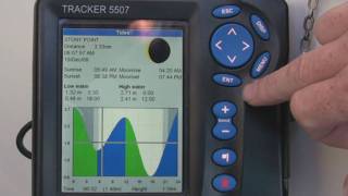 Tide and Date Charts with Navman Tracker Chartplotter [upl. by Dryden]