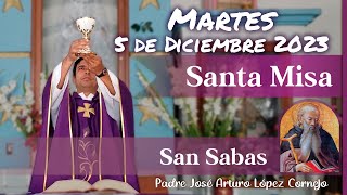 ✅ MISA DE HOY martes 5 de Diciembre 2023  Padre Arturo Cornejo [upl. by Becht982]