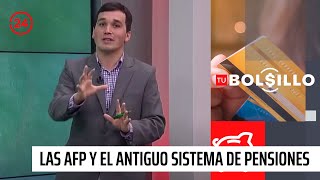 Tu Bolsillo Las diferencias entre las AFP y antiguo sistema de pensiones  24 Horas TVN Chile [upl. by Aifoz]