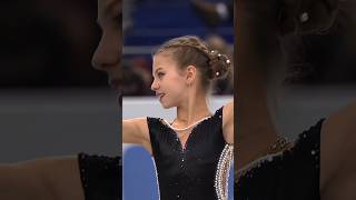 Alexandra Trusova 💔figureskating alexandratrusova olympics annashcherbakova figureskater [upl. by Susann]