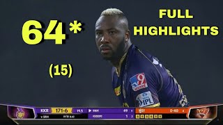 IPL 2024 KKR vs SRH HighlightsAndre Russell ने ताबड़तोड़ बल्लेबाजी करते हुए रचा इतिहास [upl. by Ymorej805]