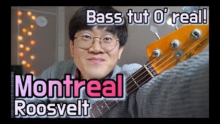 POP  루즈벨트 Roosevelt  Montreal  악보첨부 bass guitar TUTORIAL  sheet include [upl. by Akcemat]