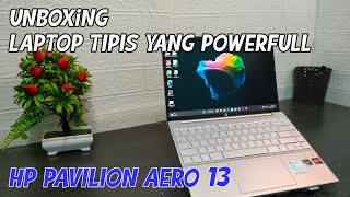 unboxing HP pavilion Aero 13 Ryzen 7 5800 U 16 Gb ram [upl. by Darum]