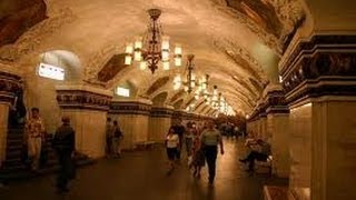 Russie Découverte des stations du métro de Moscou [upl. by Peterman143]