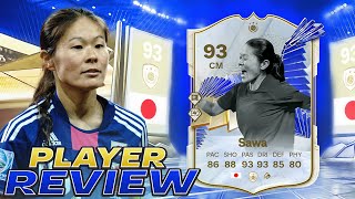 😳93 TOTY ICON SAWA SBC PLAYER REVIEW  EA FC 24 ULTIMATE TEAM [upl. by Aurelio343]