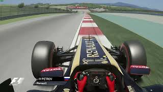 F1 2011 Vitaly Petrovs Onboard At Istanbul Park  Turkey GP  assettocorsa [upl. by Adnarahs]