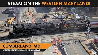 Cumberland Maryland USA  Virtual Railfan LIVE [upl. by Illac]