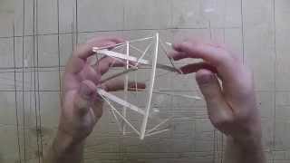 Instruction  Icosahedron Tensegrity [upl. by Saberio]