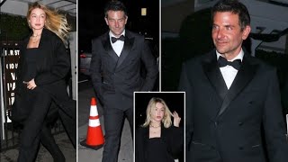 Bradley Cooper 49 and glamorous girlfriend Gigi Hadid 28 enjoy postGolden Globes dinner [upl. by Reamy747]