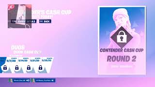 Fortnite  Duos Contender Cash Cup  HYPE IS REAL [upl. by Hasin]