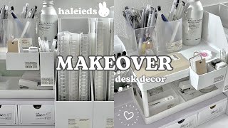 MAKEOVER 🖇️ deskdecor  minimalistic  haul shopping amp shopee etc [upl. by Letrice542]